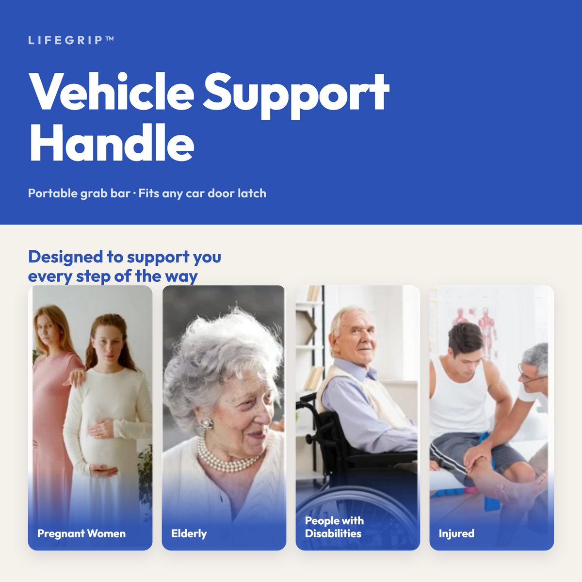 LifeGrip™ Vehicle Support Handle